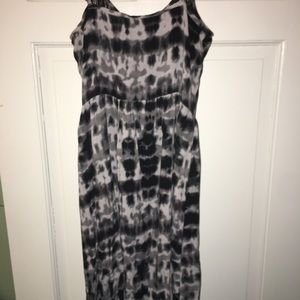 The dye maxi dress